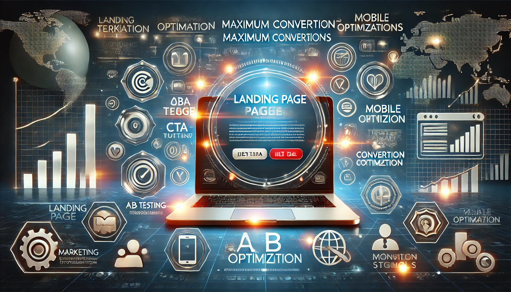 The-image-features-a-laptop-screen-displaying-a-landing-page